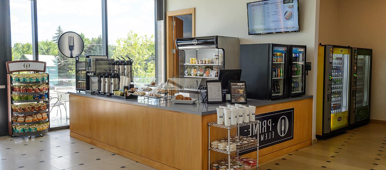 Cafe area in the Science Center